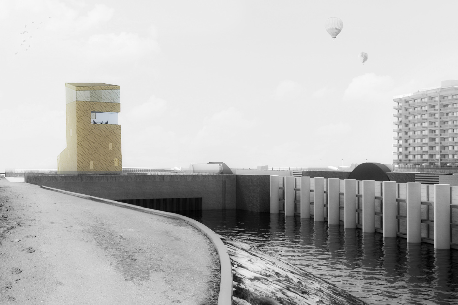 Dienstverlening stormvloedkering – Nieuwpoort — Archiles architecten-4