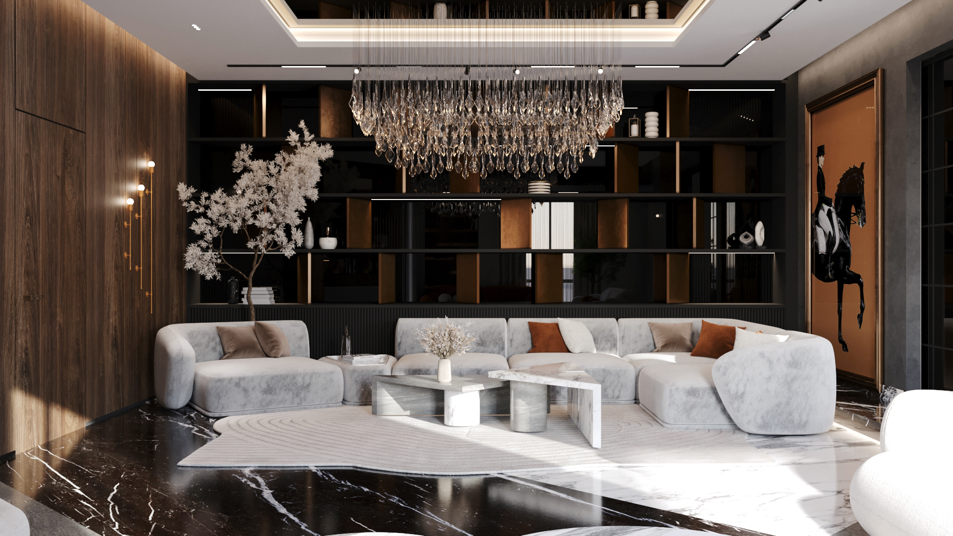 奢华·西高尔夫住宅丨埃及开罗丨MYS Architects-6