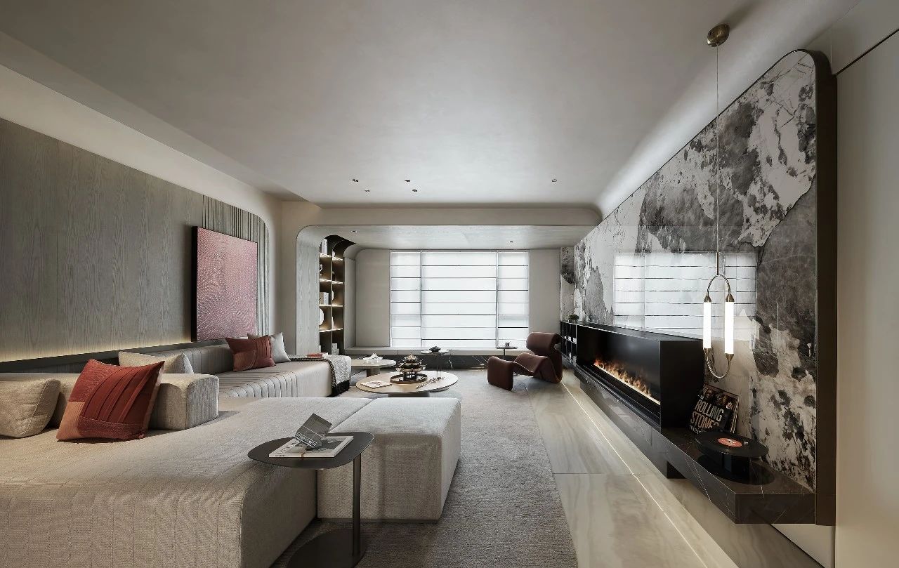 枫华金明府 156㎡极简宋风样板间丨中国开封丨上海筑详建筑装饰设计有限公司-22