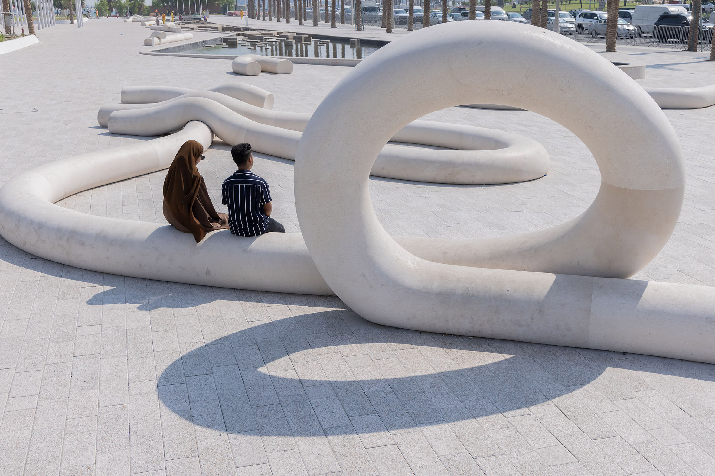 Najla El Zein creates benches "to capture the nuanced experience of being in a public space"-13