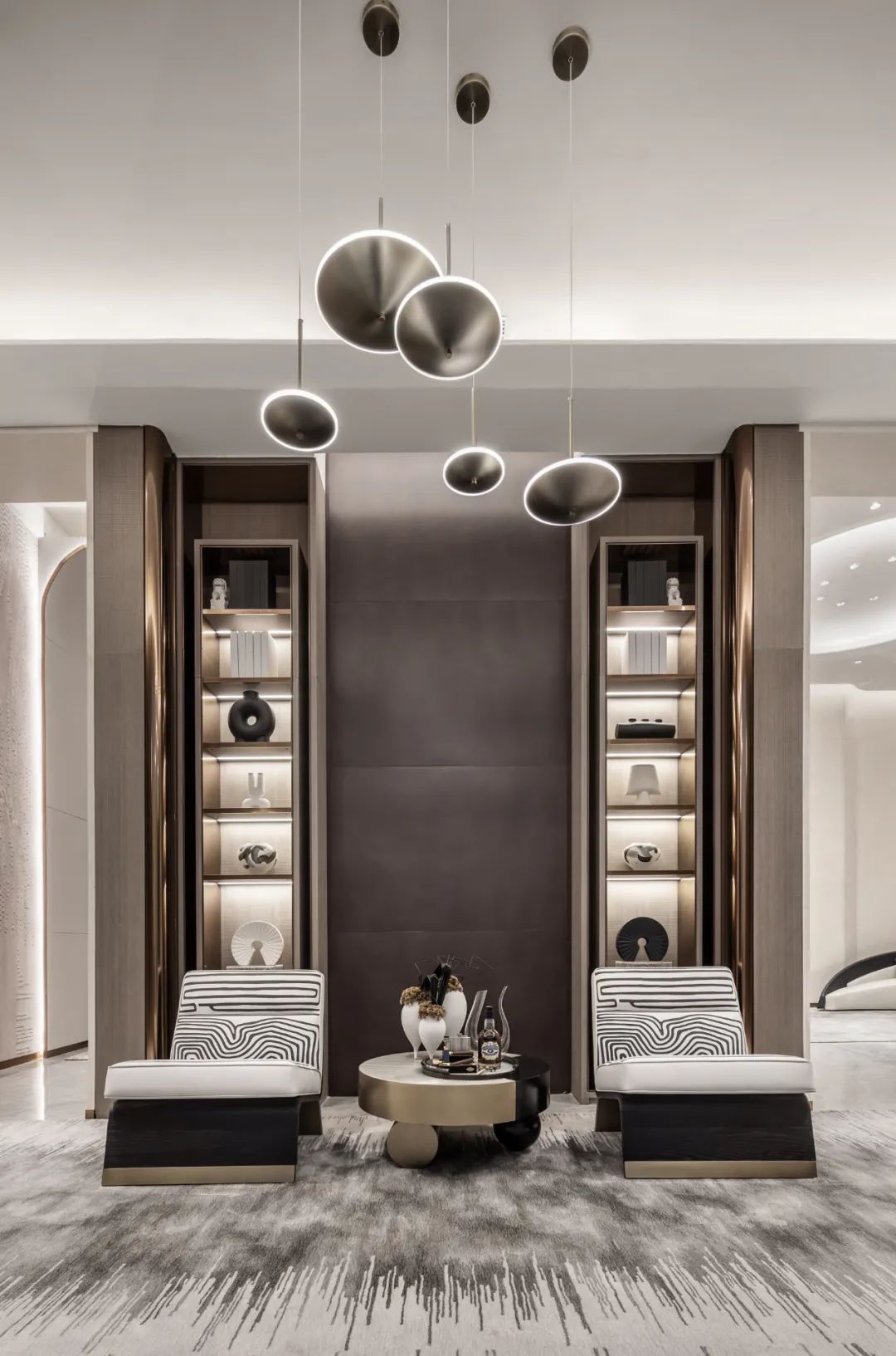 银川中海半岛华府·现代中式宝格丽风尚住宅丨中国银川丨广州灵西里渡软装饰设计有限公司-32