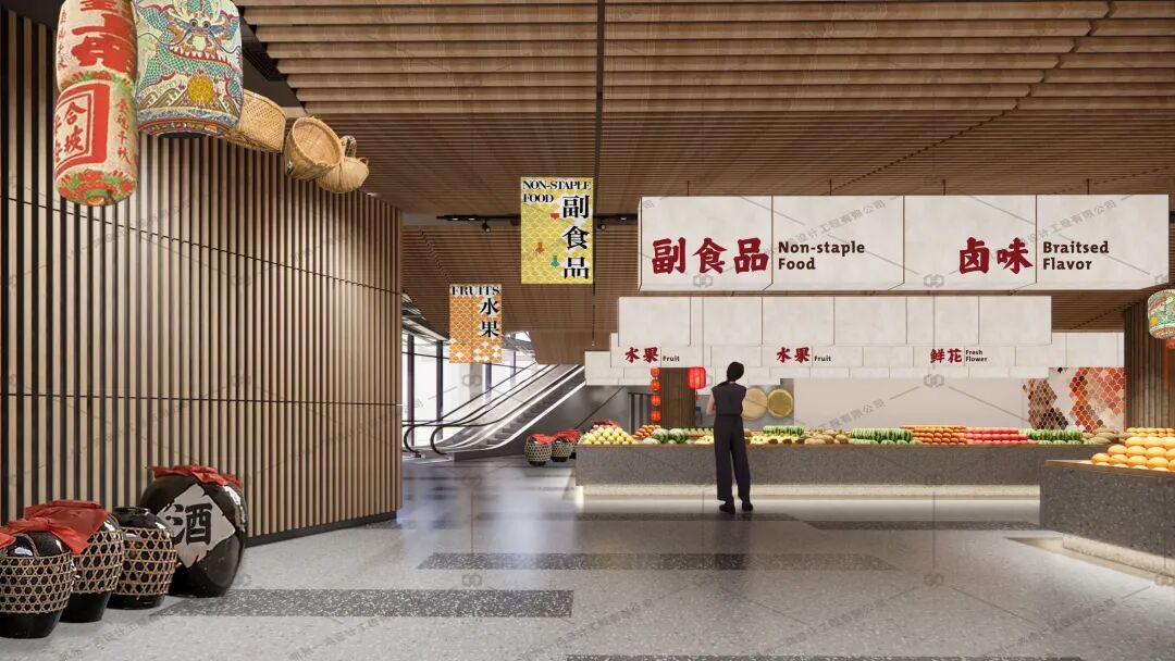 农贸市场设计案例｜菜场变身艺术生活场，“转塘南街菜市”如何重构市井空间？-25