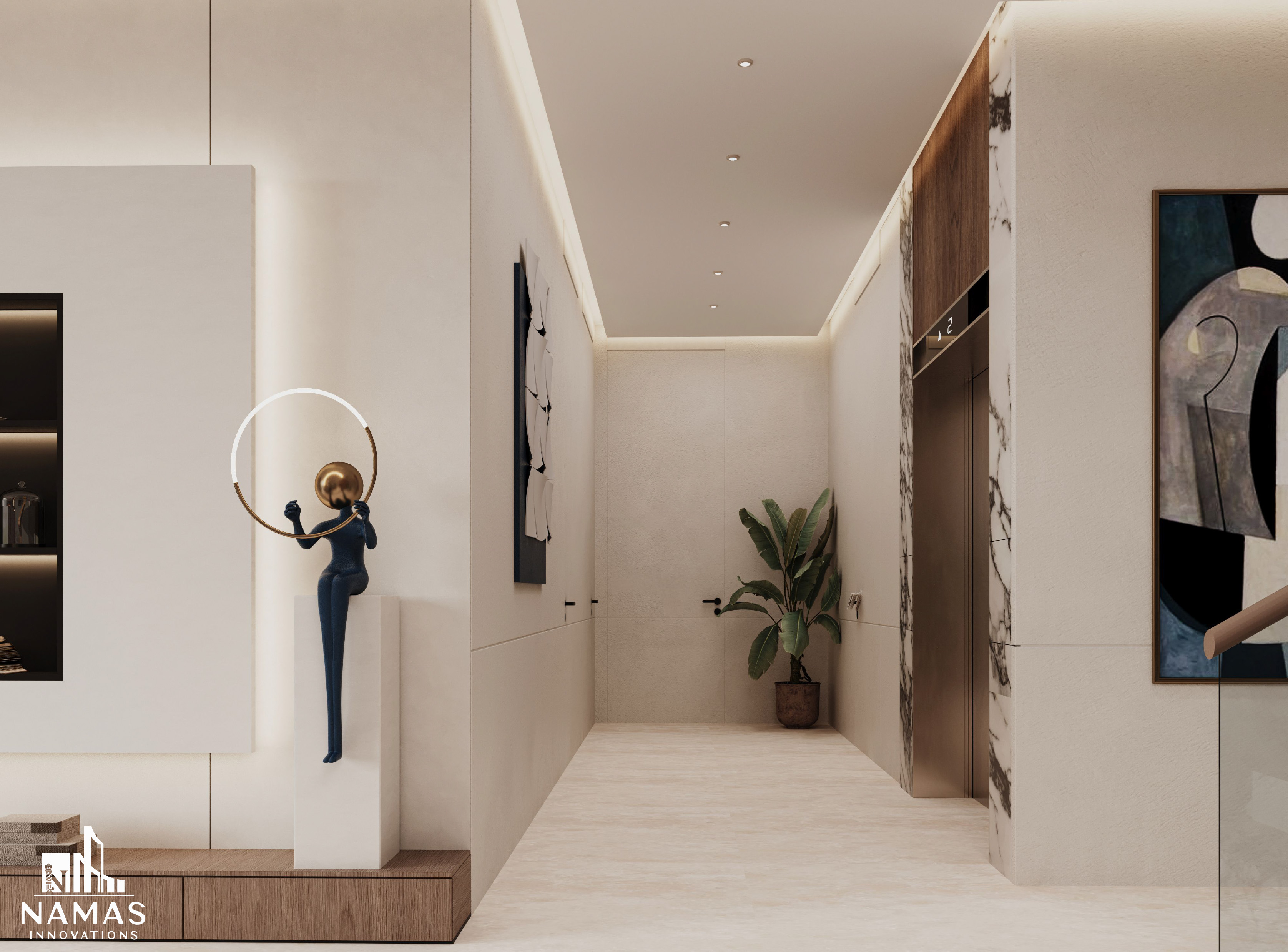 Elegant Modern Living Room（优雅现代客厅）-6