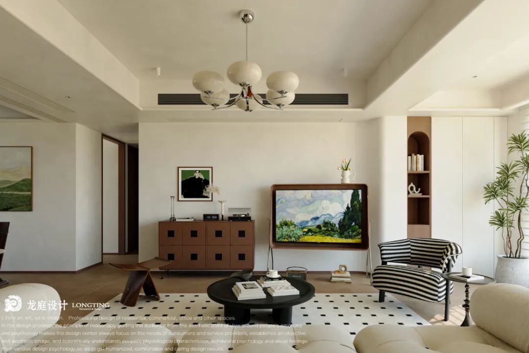 湖州·天悦府中古奶油风格设计丨中国湖州丨龙庭设计-13