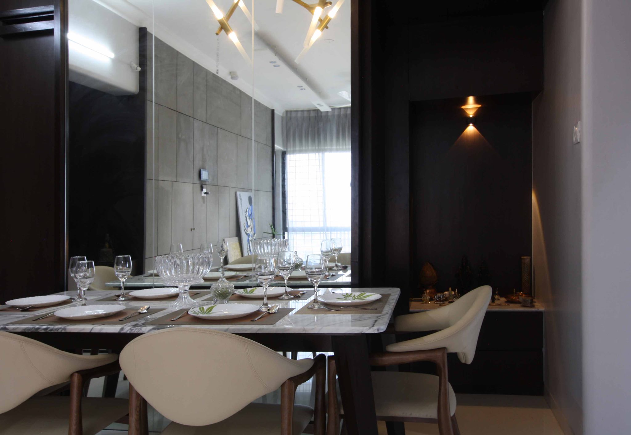 DIY Painted Headboard On Wall To Add A Moroccan Feel-1