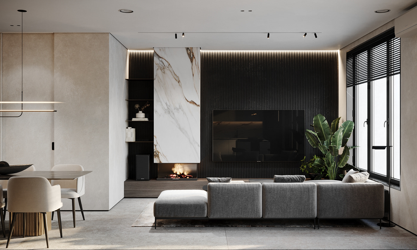 伦敦小空间公寓设计丨英国伦敦-4