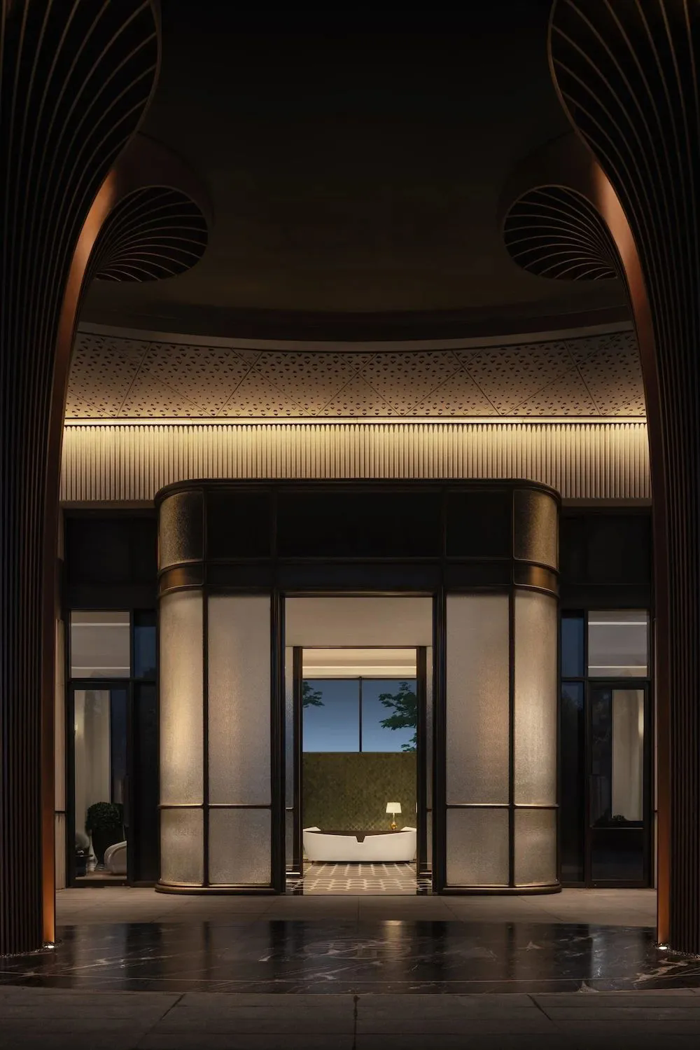 1200㎡豪宅天花板，把花园搬进家！-51