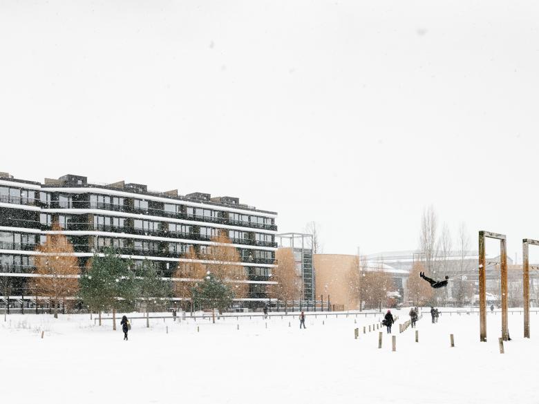 Adrian Schulz Architekturfotografie丨Gleispark -winter-丨德国-11