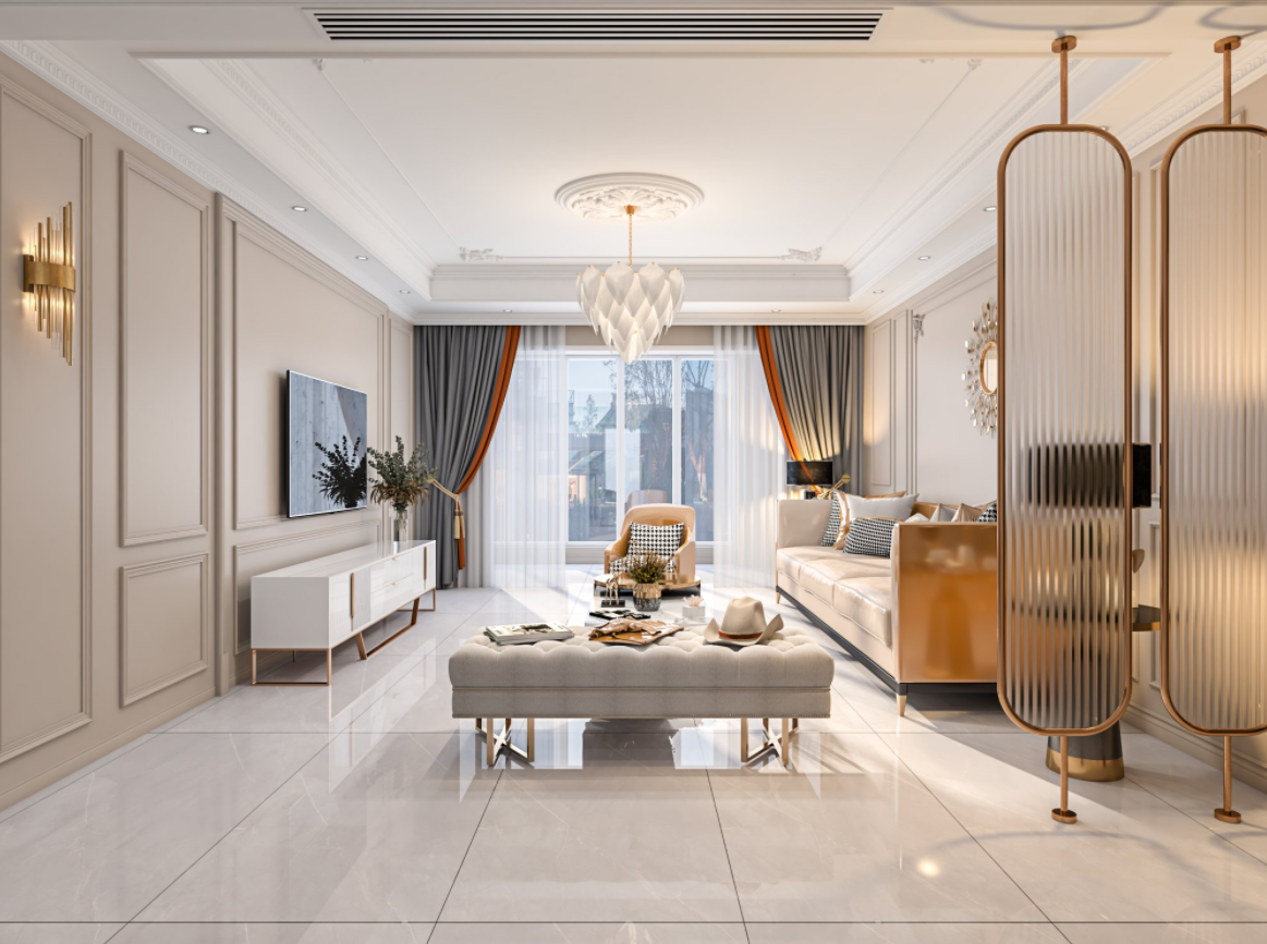 现代法式轻奢家居设计-7