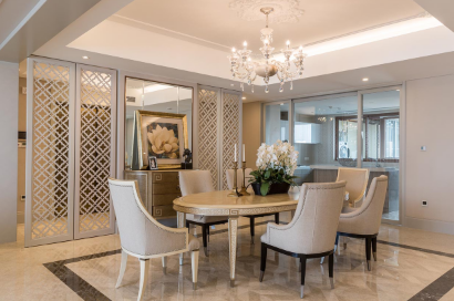 都市中的写意生活 · 墨色客厅与优雅卧室丨美禾设计-11