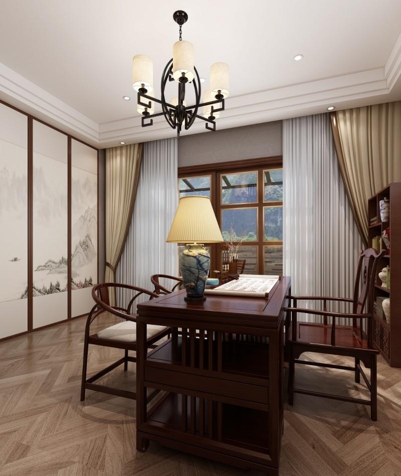 
万安县装修中式装修，别墅装修 -0