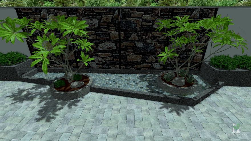 中型别墅(景观)丨Hesham Saleh-33