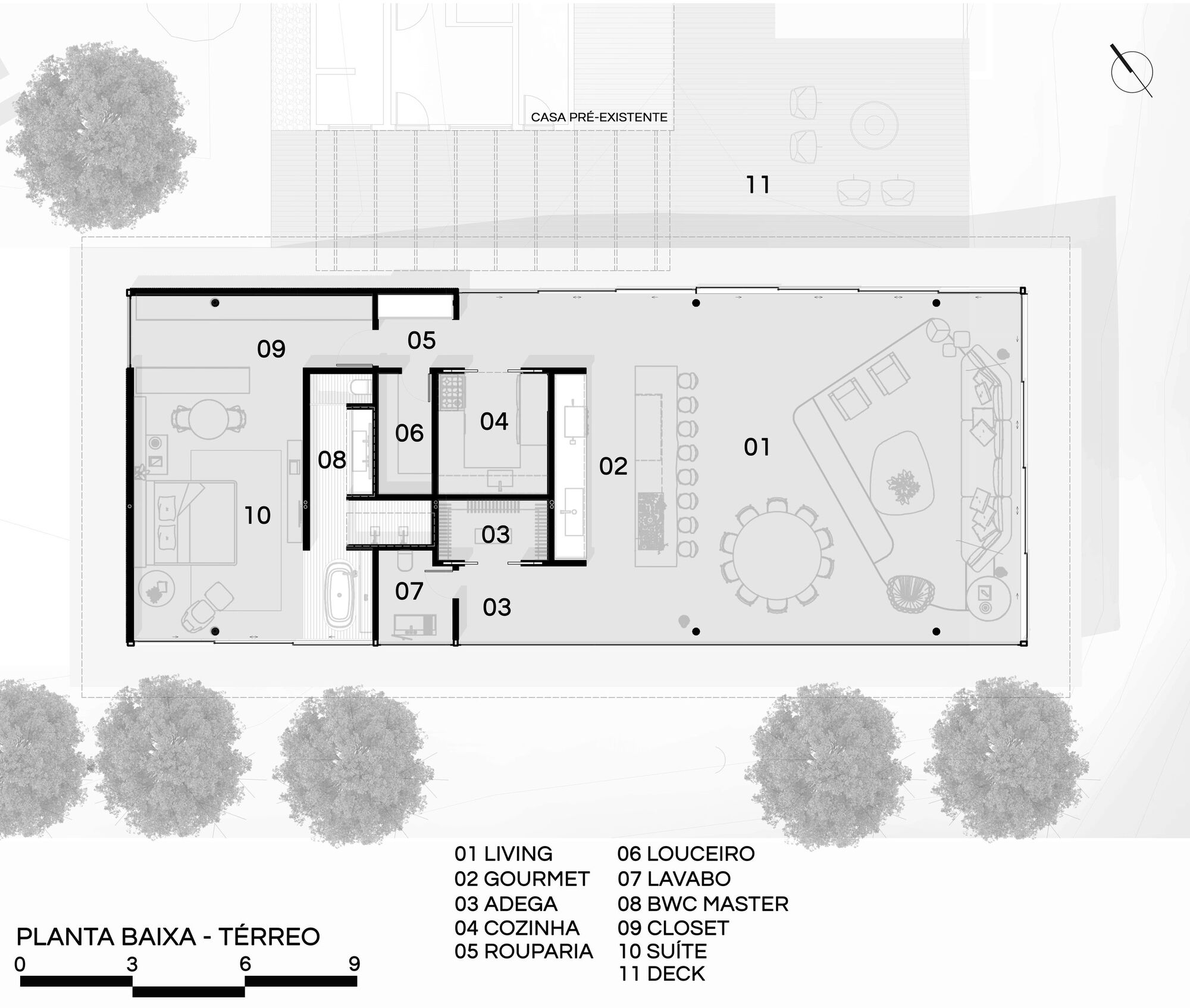FB 住宅丨巴西丨Jobim Carlevaro Arquitetos-19