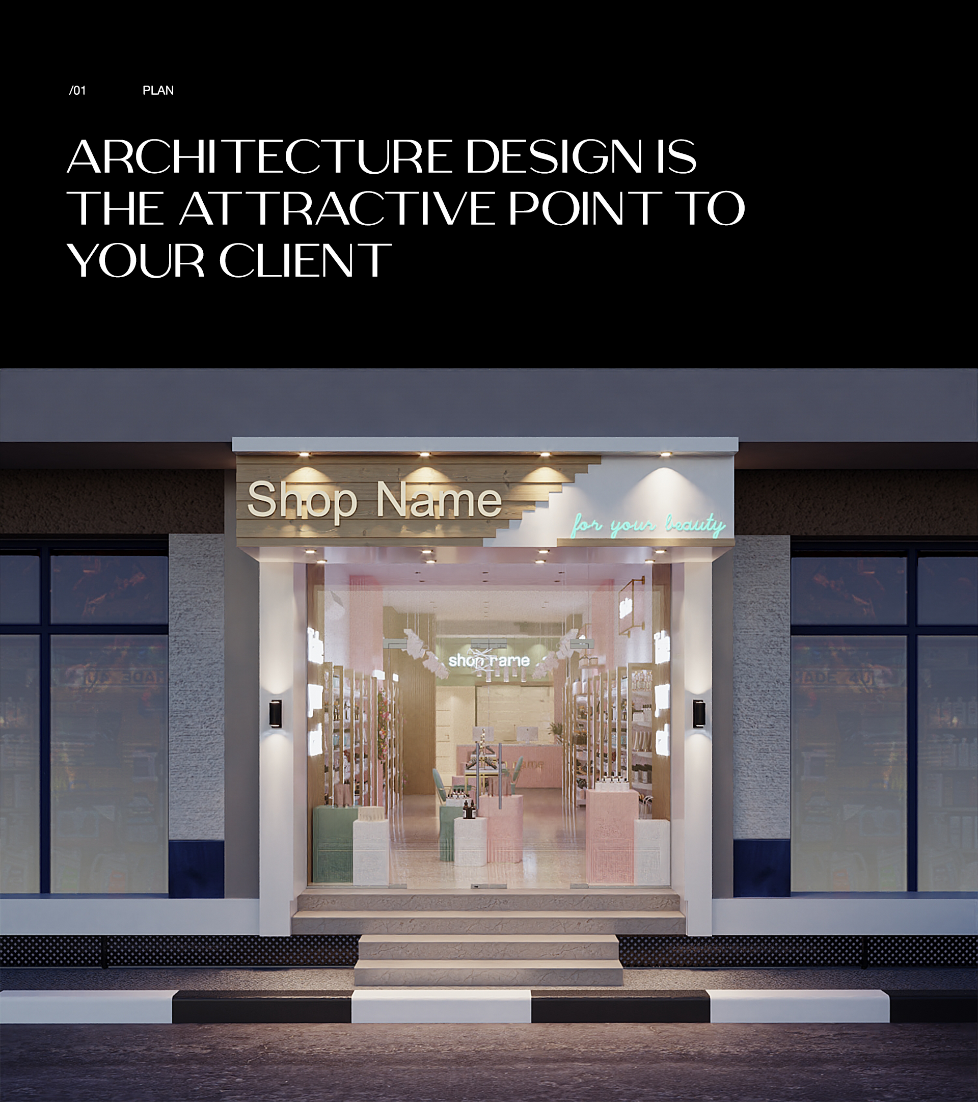 cosmetic center architecture - interior design-17