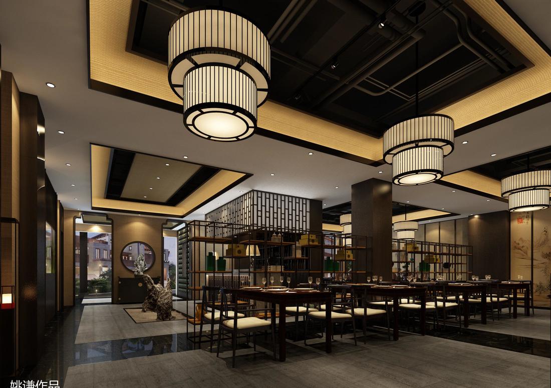 滁州琅琊区中式餐厅设计 | 包房、过道、接待、大厅空间-23