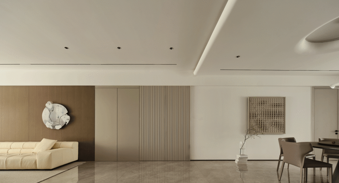 简约纯粹大平层空间设计-23