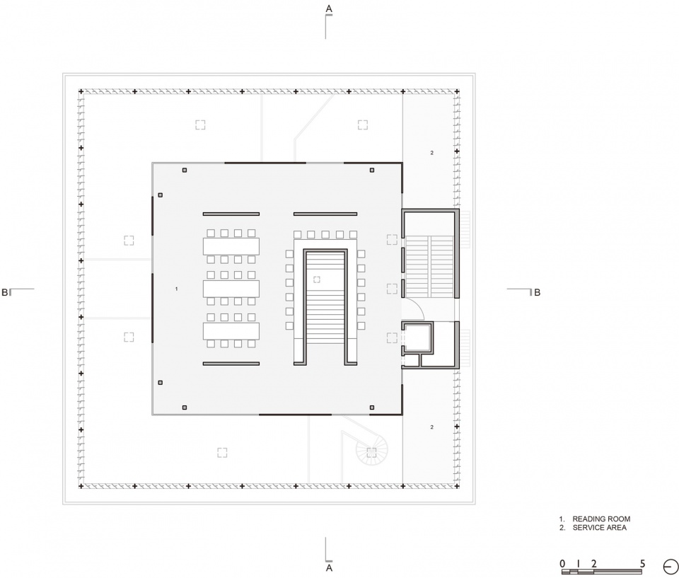CEPT 大学 Lilavati Lalbhai 图书馆 · 现代叙事与传统结合的阅读空间-49