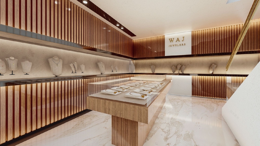Wajid Jewellers 珠宝店室内设计丨巴基斯坦丨mimAR 团队-14