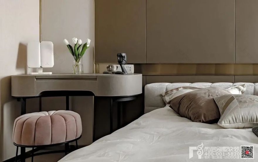 藕粉色温柔空间丨中国杭州丨杭州尚层装饰-58