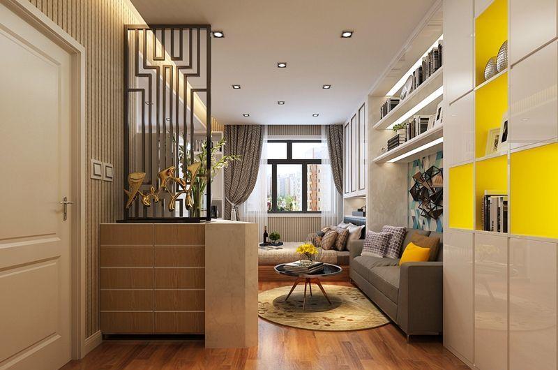 哈尔滨实创装饰打造宏城好人家33平精致简约一居室-11