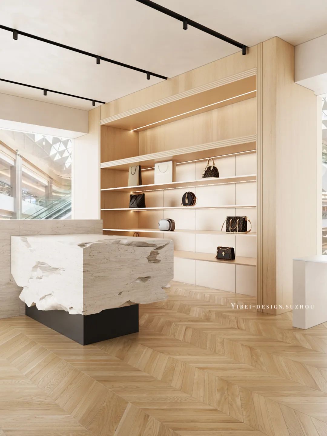 诗意的复古空间 · 中古包包店设计丨中国苏州丨YIBEI DESIGN-16