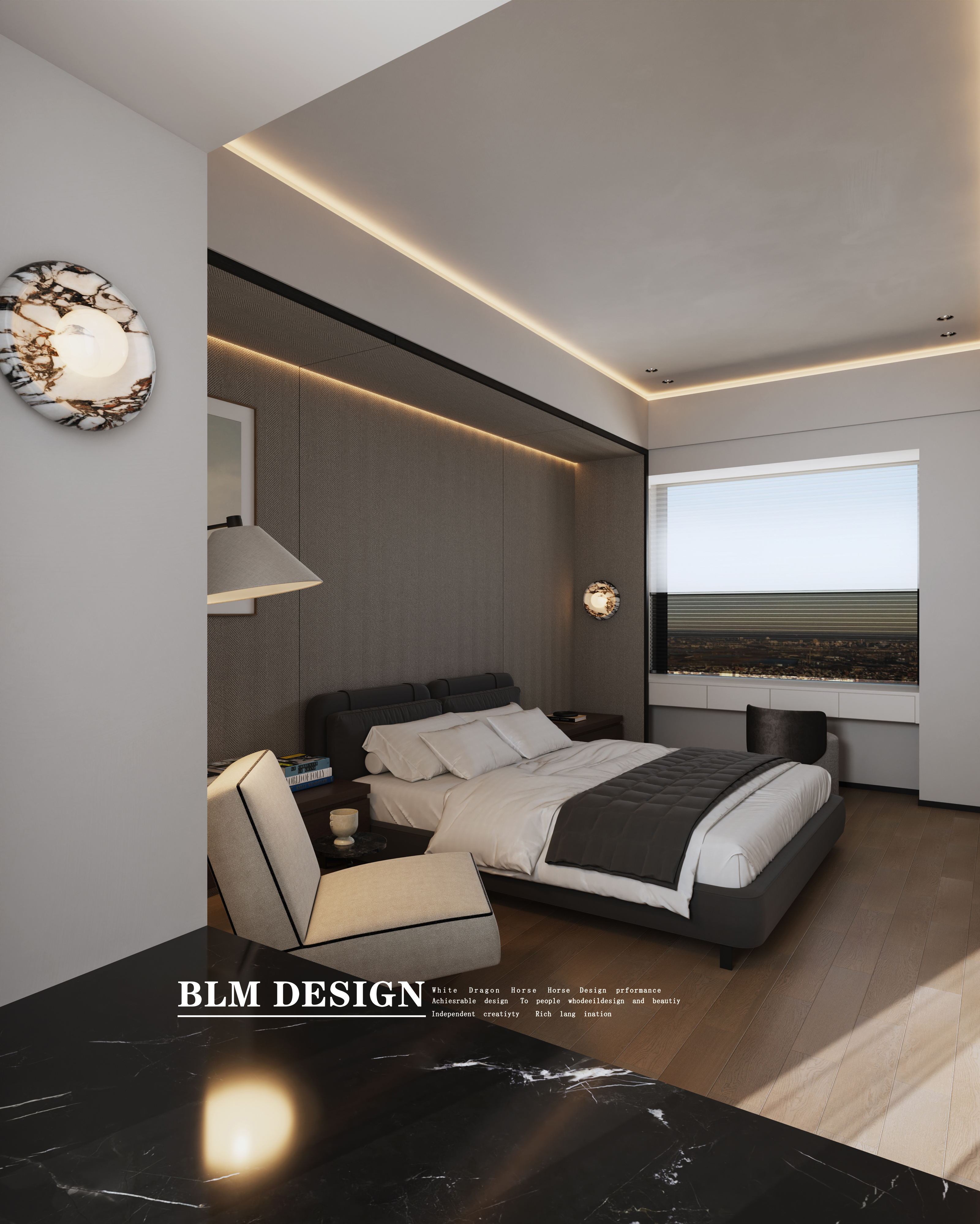 现代黑白灰-白龙马效果图-16