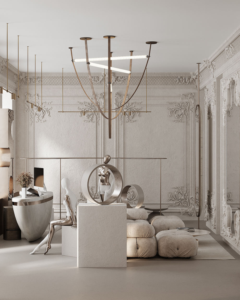 极简主义办公室秀场丨Alina Larionova-6