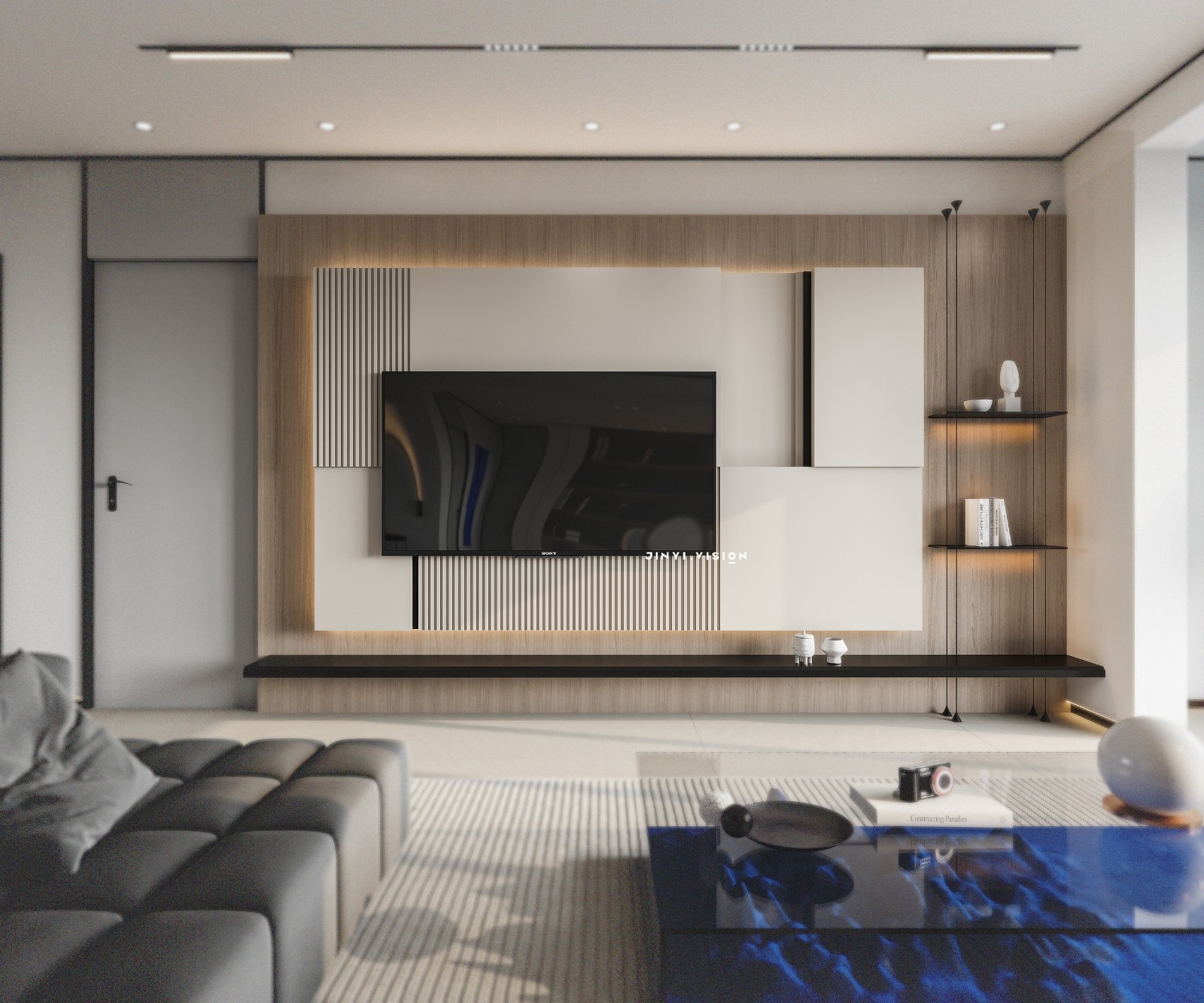 克莱因蓝跳色：极简空间里的高级松弛感-0