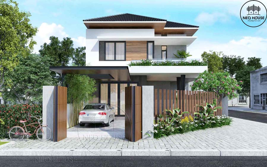 45+ 2层300㎡现代豪华别墅设计案例丨NEOHouse.vn-8