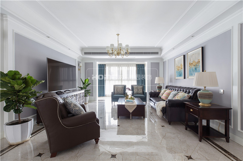 成都中海金沙府美式风格家居设计,打造浪漫自由生活空间-37