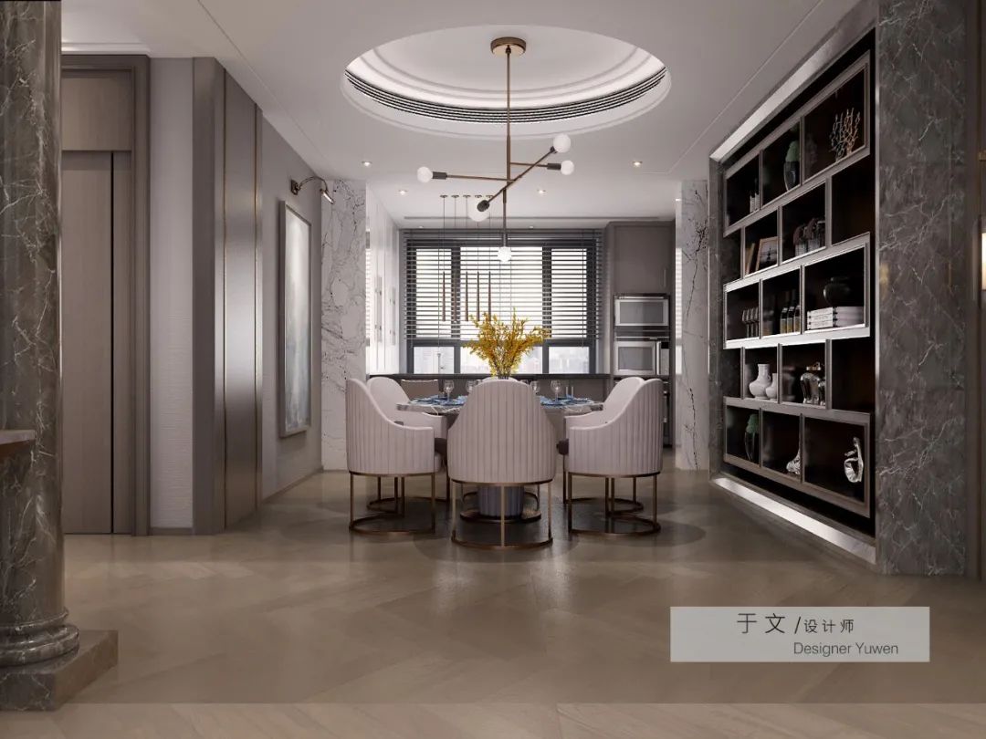 中海盛京府 | 现代轻奢灰度住宅的温情设计-25