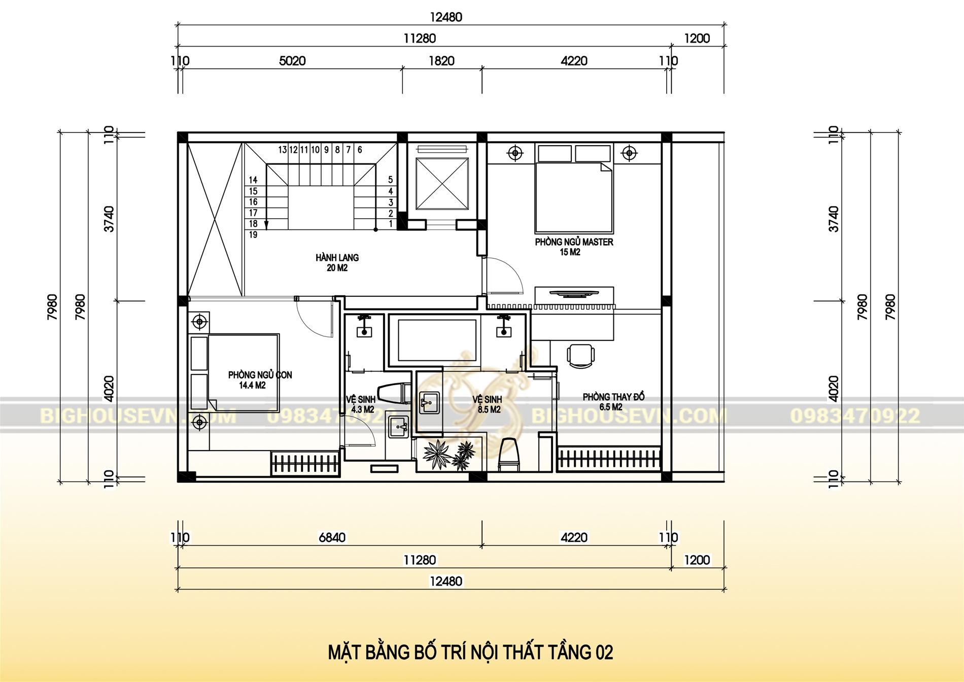 4 层 8m 现代样板街屋设计丨BIGHOUSE 建筑设计公司-8