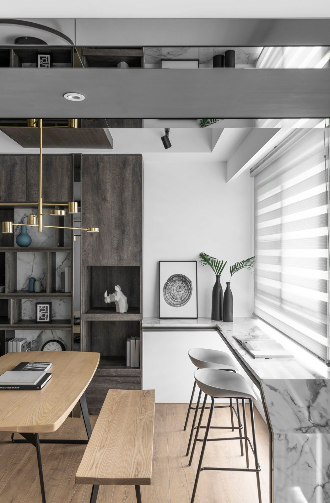 新竹县现代简约风三房两厅住宅设计-9