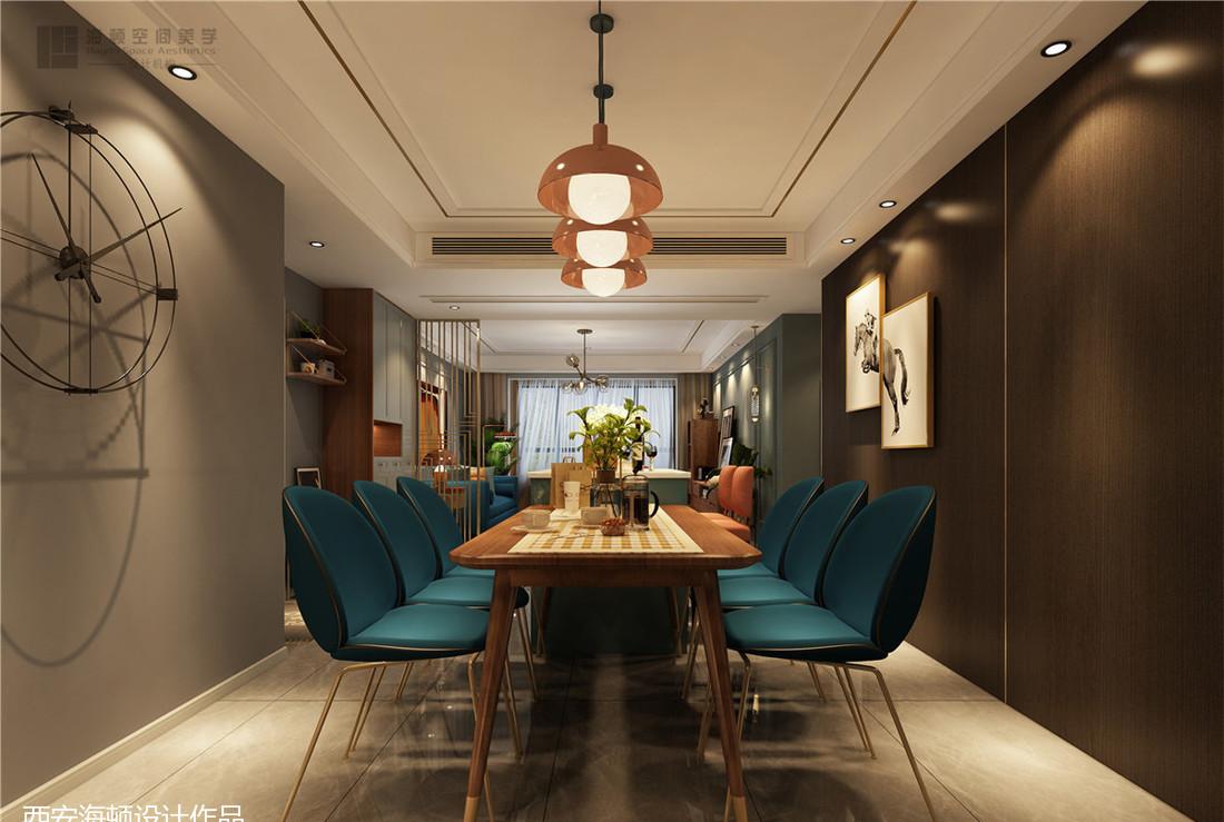 西安群贤道九号 150㎡复古轻奢风 海顿设计展现定制魅力-28