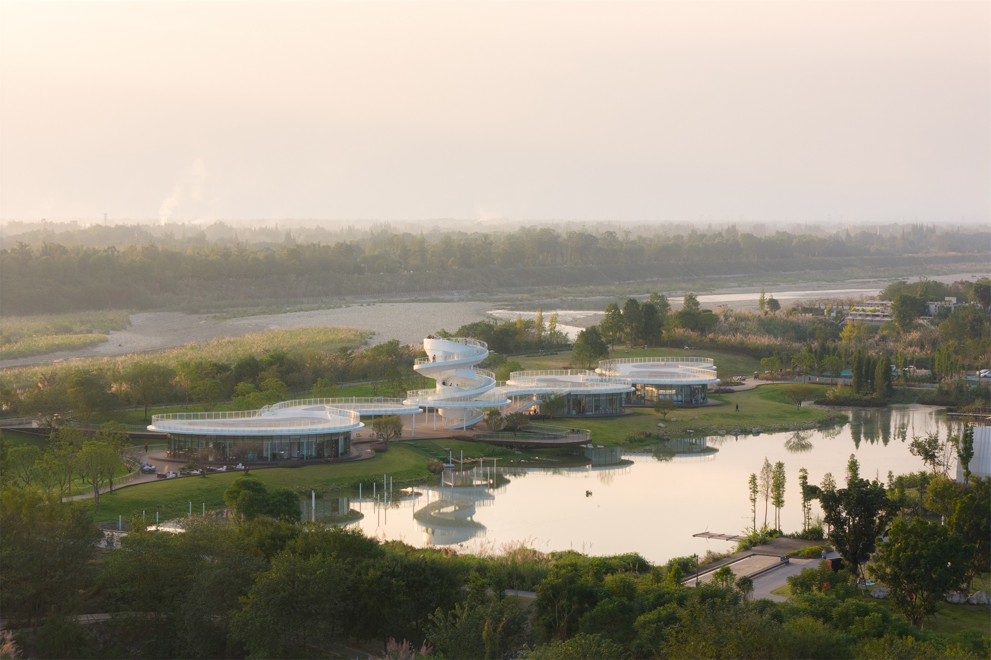 凫岛 鲁家滩湿地公园商业服务中心丨中国成都丨MUDA慕达建筑-32