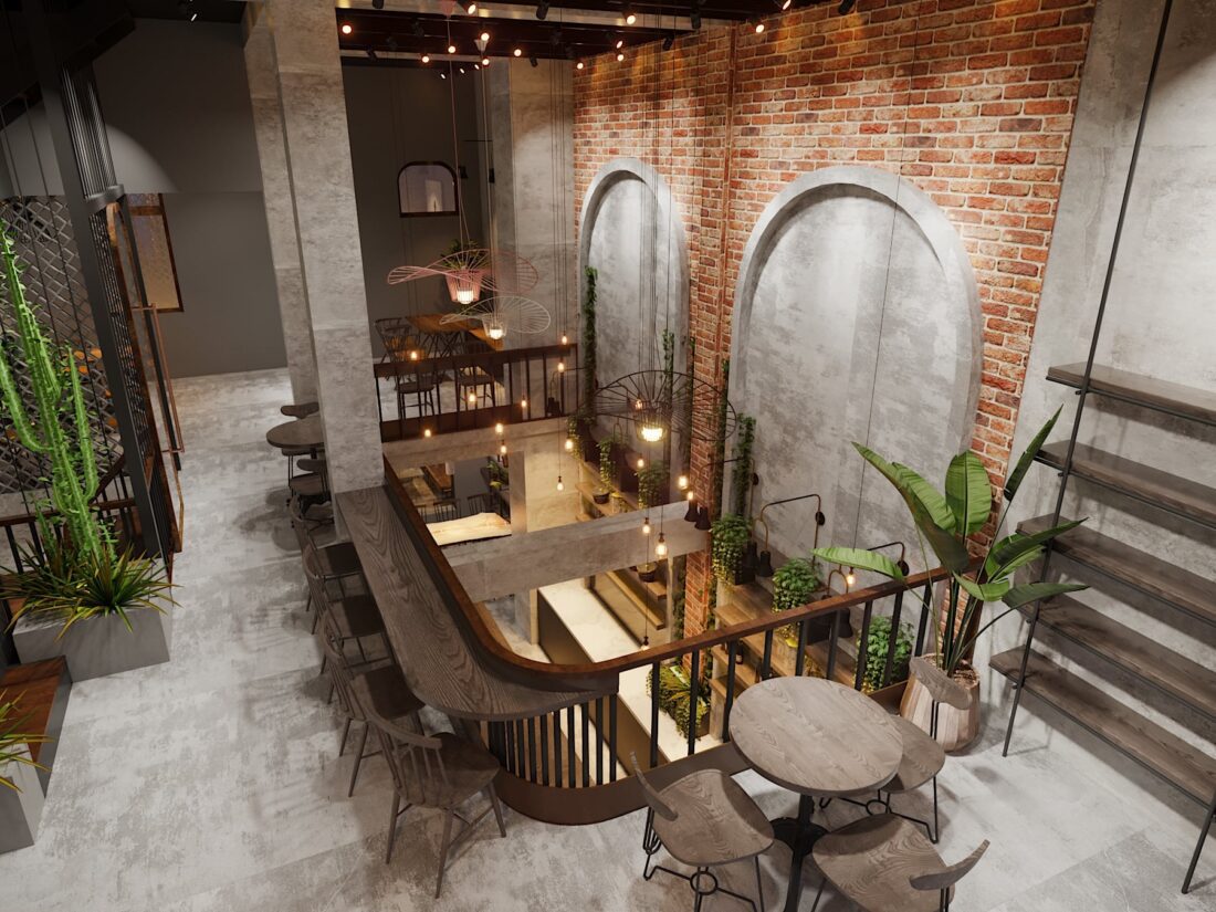 3D 模型室内咖啡 53 场景文件 3dsma·丨LeDacTung-2