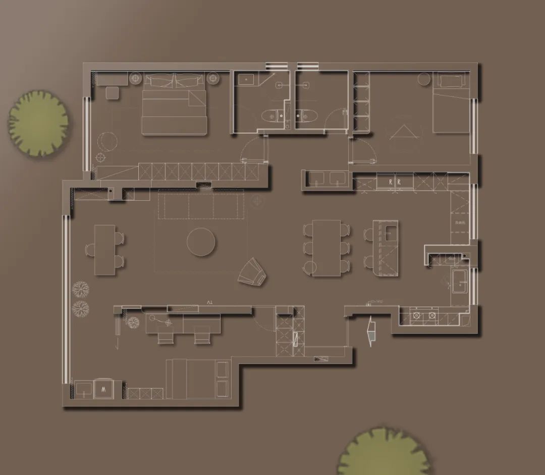 Hygge 风格 · 留白屿下空间建筑的幸福之家设计-46