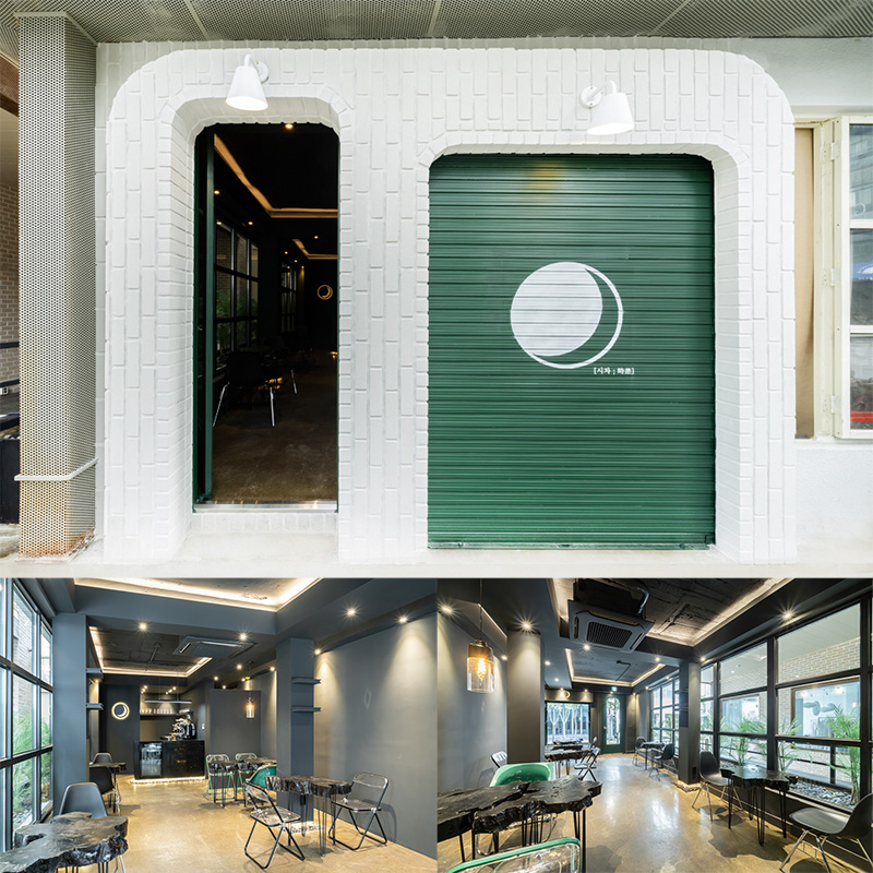 现代简约 13 坪咖啡厅&画室设计-1