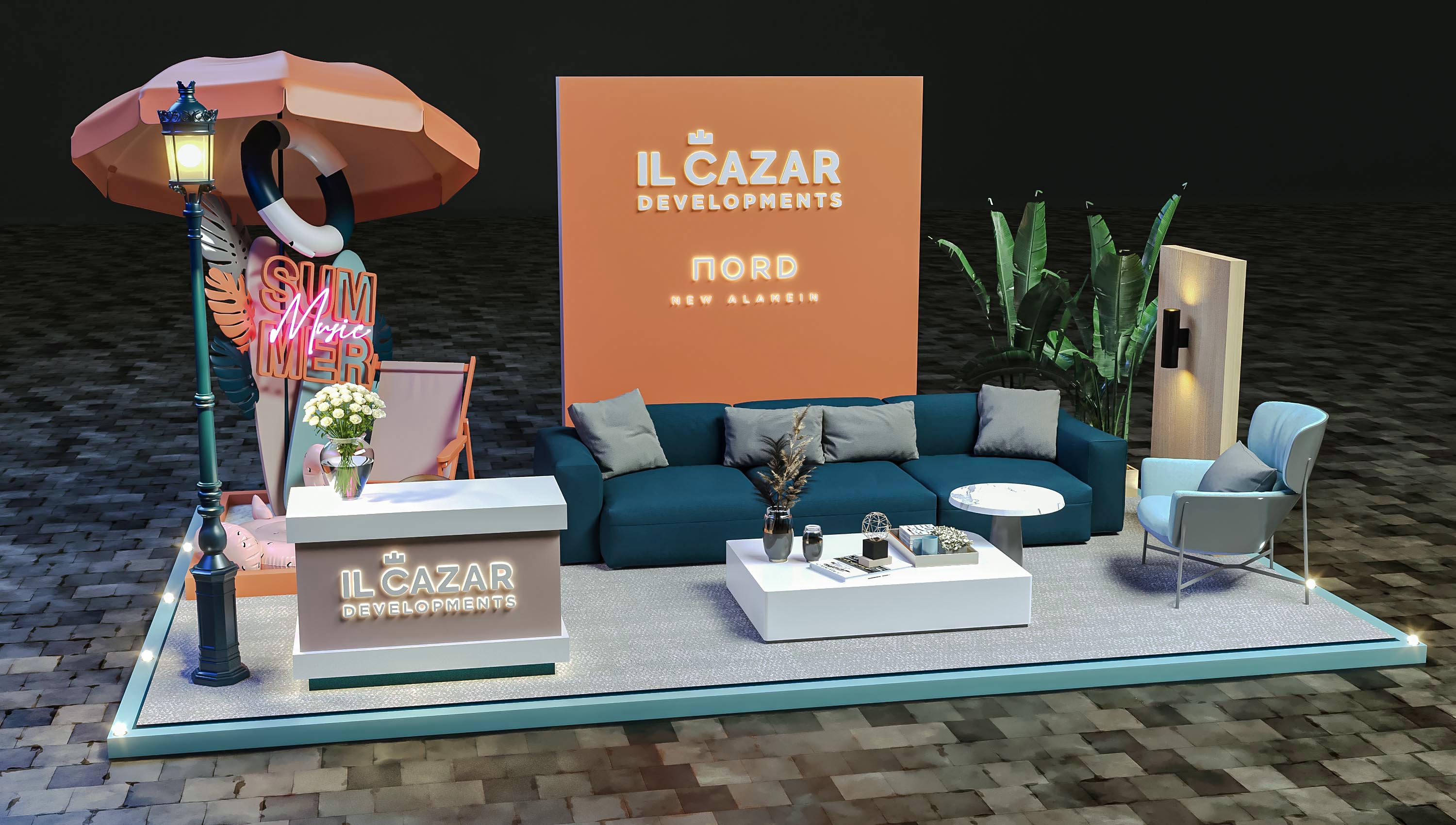 Cazar Summer Booth 设计丨埃及-4