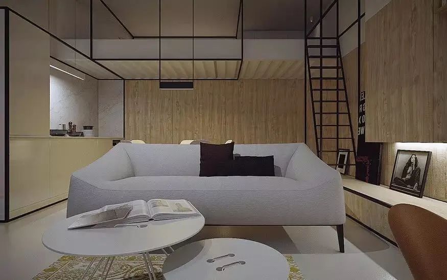 小户型大变身，3.3m层高打造双层LOFT空间-13