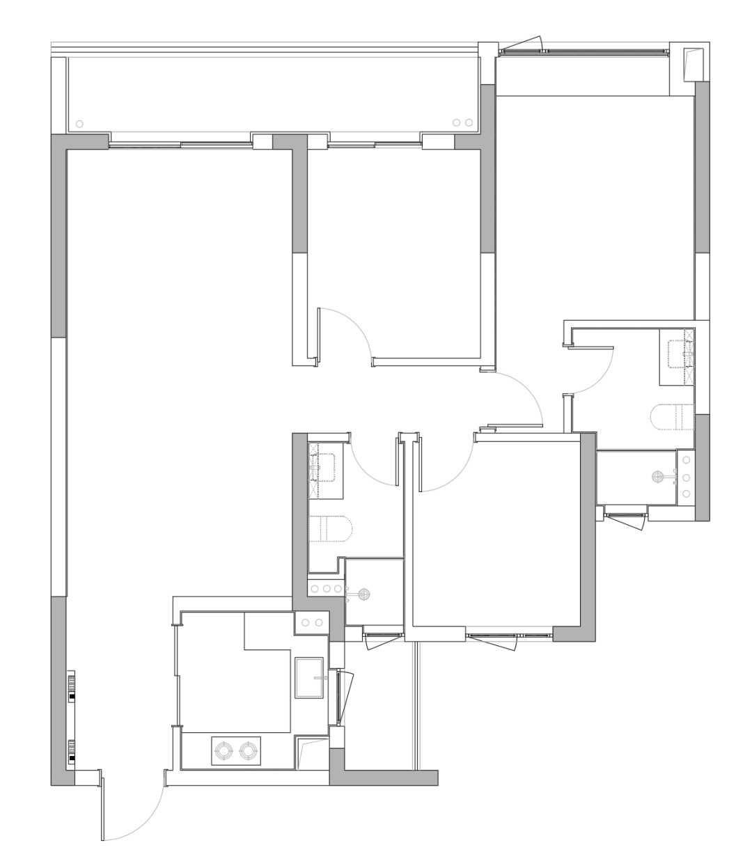 杭州拱墅杭樾润府精装修改造项目丨中国杭州丨本空设计工作室-8