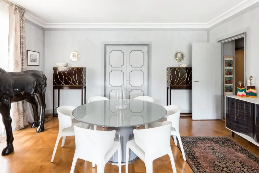 巴黎时尚公寓,古典与设计的完美融合-9
