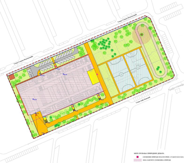 诺维萨德“米洛什·切尔尼亚斯基”小学新楼建设项目丨诺维萨德Pro  ing d.o.o公司-11