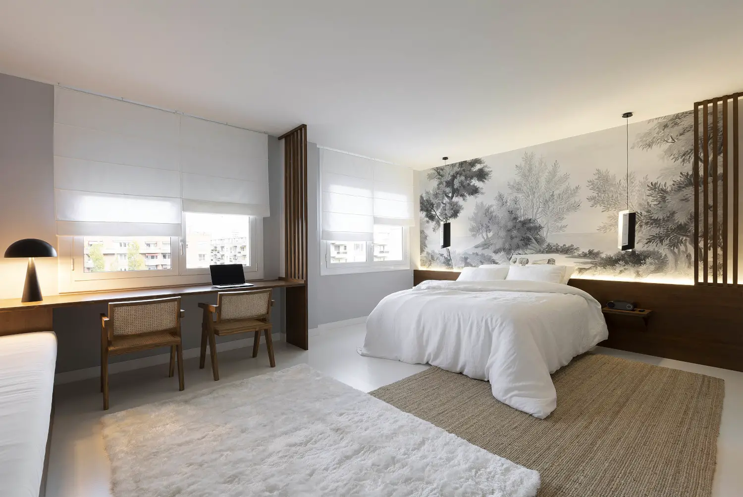 巴塞罗那日式北欧风公寓设计-10