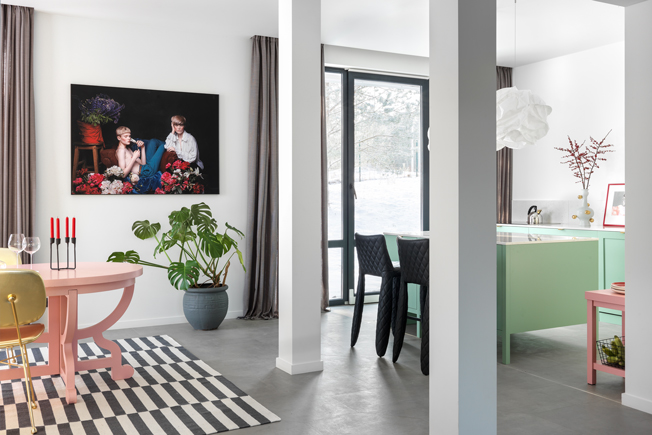 以“家庭美术馆”为主题的住宅设计 | Светлана Коледа-22