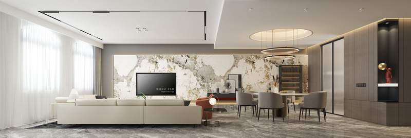 535㎡现代风精致家居-12