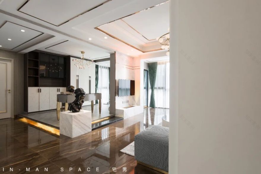 内江宅男空间设计 | 知性情绪与空间对话-37