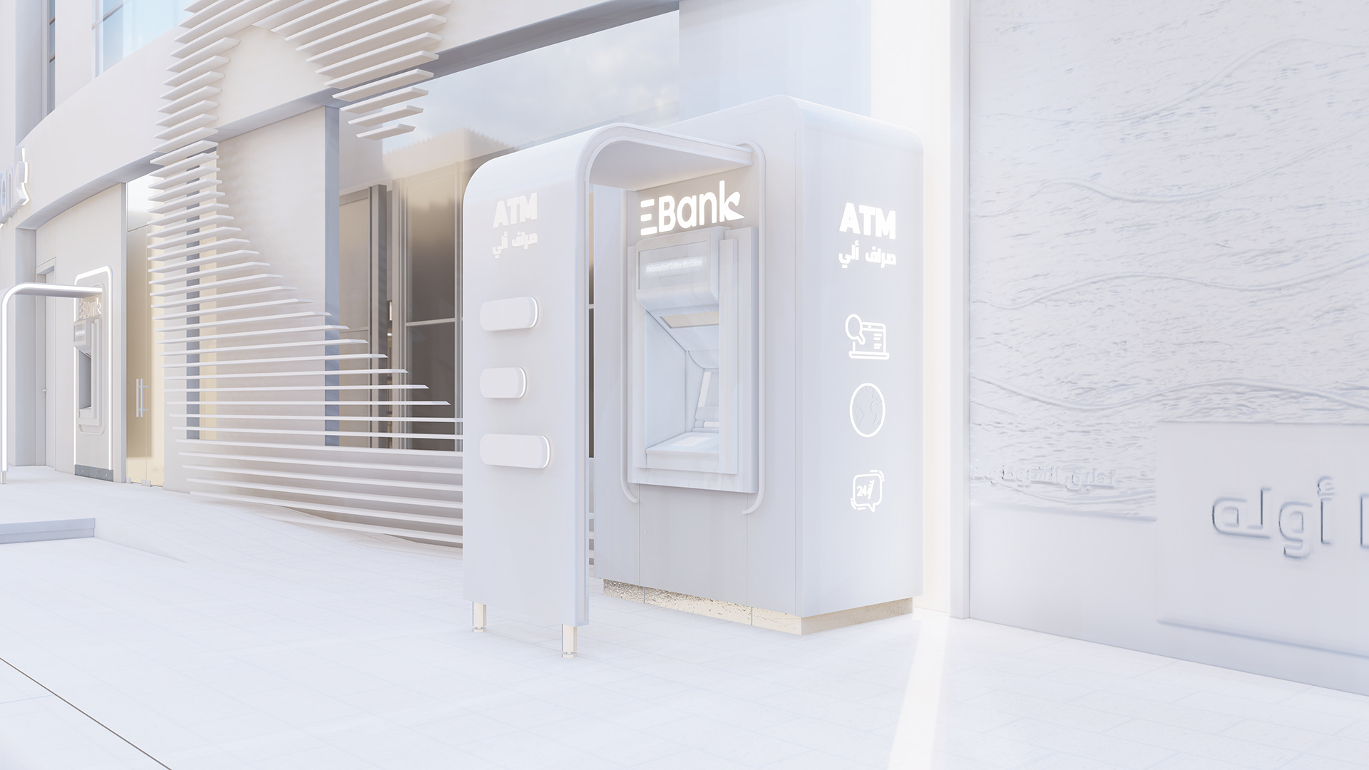 EBank| Facade, Signage, ATM Design-3