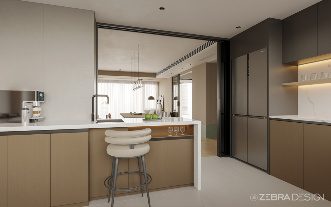 往·来 · 极简温馨的居住空间设计丨中国桂林丨斑马设计事务所-19