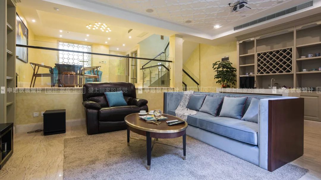 【申远软装百套实景案例】海域观园 380㎡ 法式-8